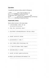 English Worksheet: adverbs