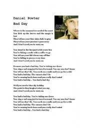 Bad Day Daniel Powter