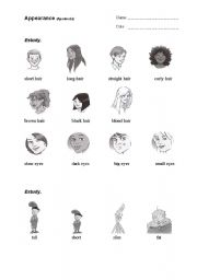 English Worksheet: Appearance_1