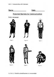 Barriers to Communication/ Body Language