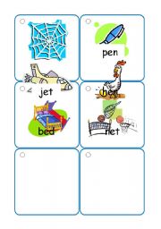 English Worksheet: short vowel_e