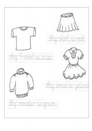 English Worksheet: Clothes