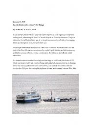 English Worksheet: Hudson River Plane Crash: Article 