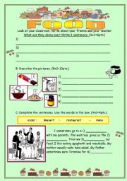 food and quantifiers