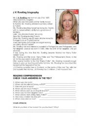 English Worksheet: READING COMPREHENSION