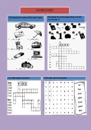 English Worksheet: Vocabulary Worksheet