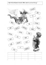 Forest Animals - ESL worksheet by sindelll