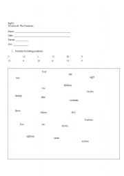 English worksheet: Worksheet Numbers