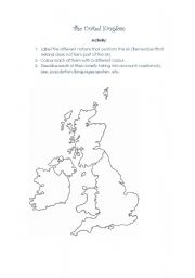 English worksheet: The United Kingdom