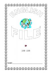 English worksheet: English file