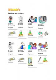 English Worksheet: At the doctors