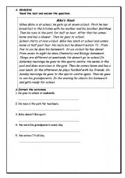 present simple worksheet