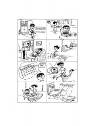 English Worksheet: Story telling