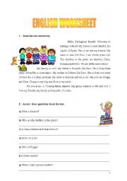 Revision worksheet