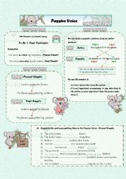 English Worksheet: Passive Voice