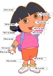 English Worksheet: my body