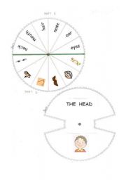 English Worksheet: The head wheel