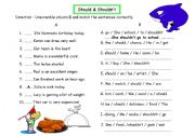 English Worksheet: Should & Shouldnt