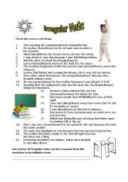 English worksheet: Irregular Verbs 