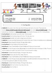 English Worksheet: THE THREE LITTLE PIGS - PLAY