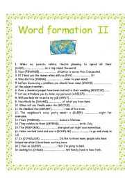 Word formation II