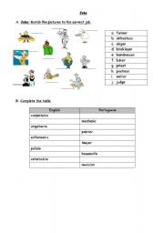 English worksheet: Jobs