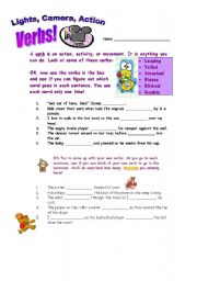 English worksheet: Verbs