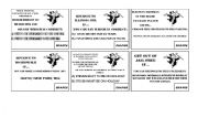 English Worksheet: Monopoly Part 3 of 4  Chance cards