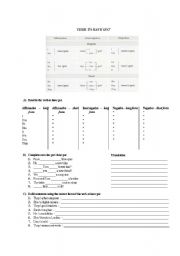 English Worksheet: Verb have got