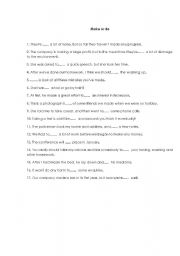 English worksheet: Make or Do