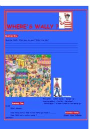 English worksheet: Wheres Wally