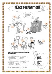 PLACE PREPOSITIONS FOR BEGINNERS