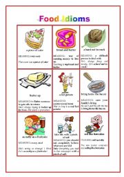 FOOD IDIOMS - WS 2