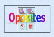 Opposites Vocabulary 1/2