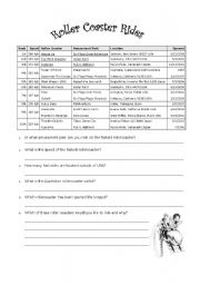 English Worksheet: Interpret Data