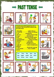 English Worksheet: Past Tense