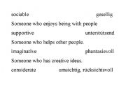 English worksheet: Paraphrasing of adjectives