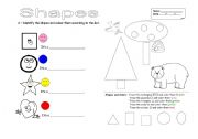 English worksheet: Shapes