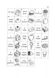 English Worksheet: food and drink