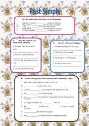 English Worksheet: Past Simple