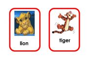 Cartoon animal flashcards (1/5)