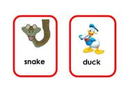 English Worksheet: Cartoon animal flashcards (3/5)