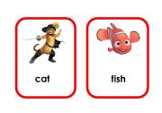 English Worksheet: Cartoon animal flashcards (4/5)