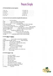 English Worksheet: Present Simple