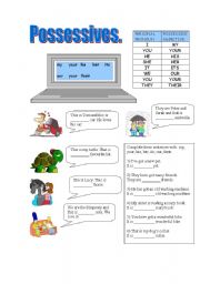 Possessive Adjectives