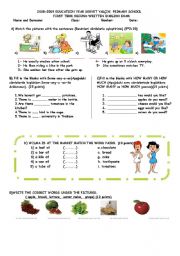 English Worksheet: a kind of exam