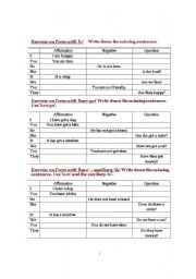 English Worksheet: simple present tense