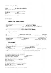 English Worksheet: Repaso 2 ESO