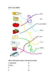 English Worksheet:  I like...