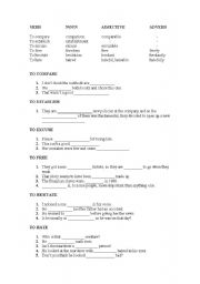 English Worksheet: Word Builder